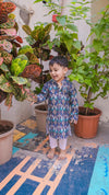 Pre-Order: Deep Coarl Embriodary Kurta and CottonPajama Set