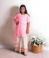 Pre-Order: Pink Mirror Kurti with Sharara