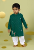 Pre-Order: Green Bird Kurta Set