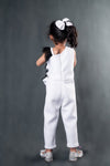Pre-Order:Black White Fan Jumpsuit