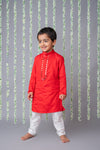 Pre-Order: Mirror Embroidered Kurta Set