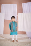 Pre-Order: Blue Kalamkari Kurta Set