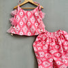 Pre-Order: Ikat Printed Co-ord Set in Pink