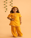 Pre-Order: Idika Bandhani Set in Yellow