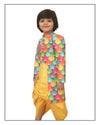 Pre-Order: Rainbow Indo Western Dhoti Set