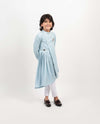 Pre-Order: Aqua Pleated Kurta Set