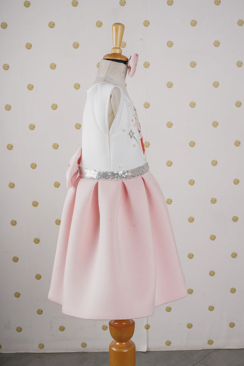 Pre-Order: White/Pink Peppa Pig Dress