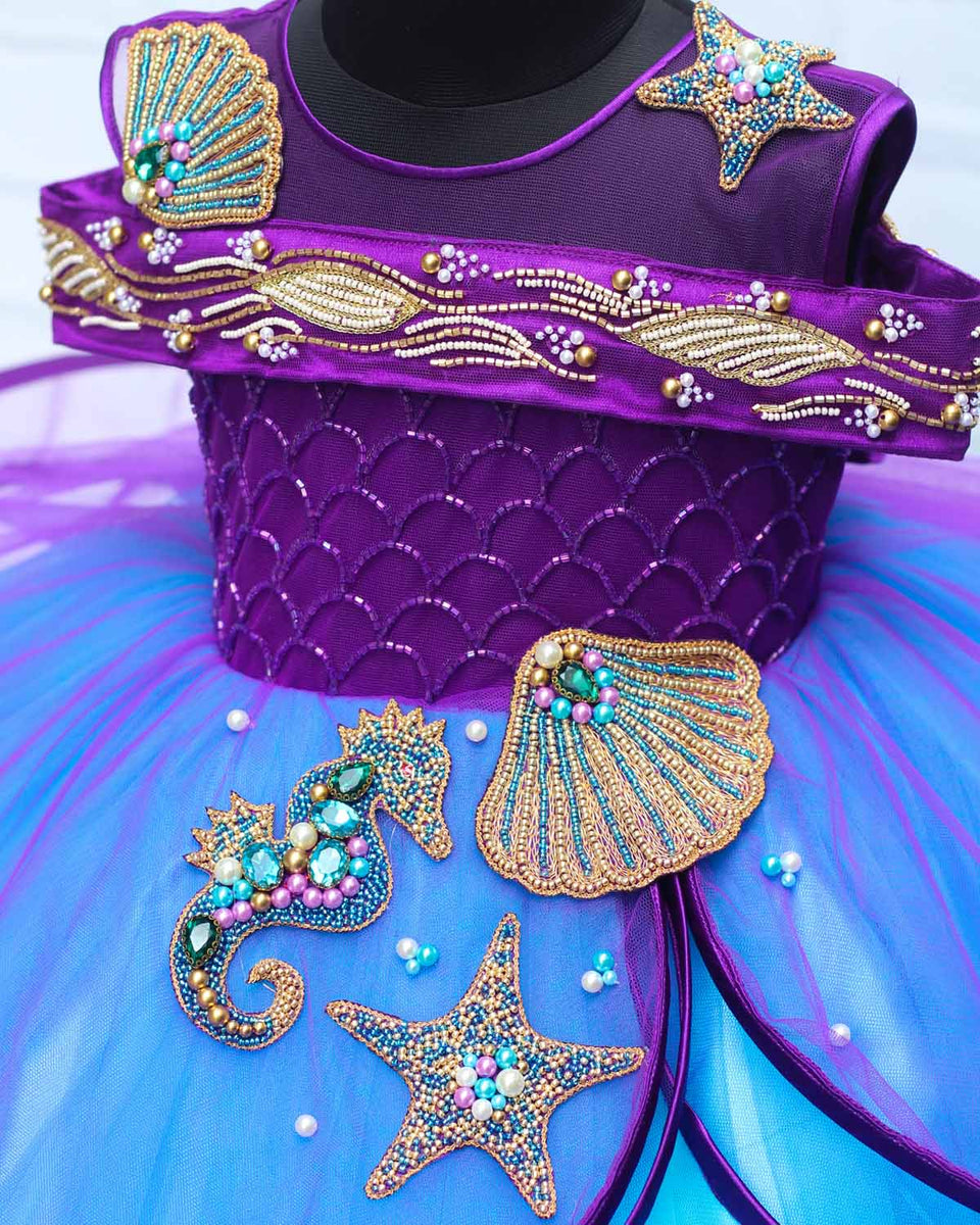mermaid themed birthday dress Layered Mermaid dress main image 0