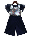 Pre-Order: Blue Soft Sequence Top with Palazzo