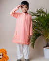 Pre-Order: Pink Sequins Kurta Patiala
