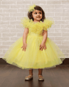 Pre-Order: Yellow Off-Shoulder Frock