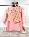 Pre-Order: Pink Kurta Embroidered Jacket