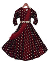 Pre-Order: Maroon Velvet Butti Anarkali