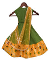 Pre-Order: Mehandi Green Georgette Anarkali