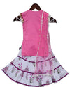 Pre-Order: Pink Kurti with Printed Sharara & Dupatta