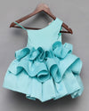 Pre-Order: Sea Green Taffeta Frock