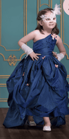 Pre-Order: Blue One Shoulder Gown