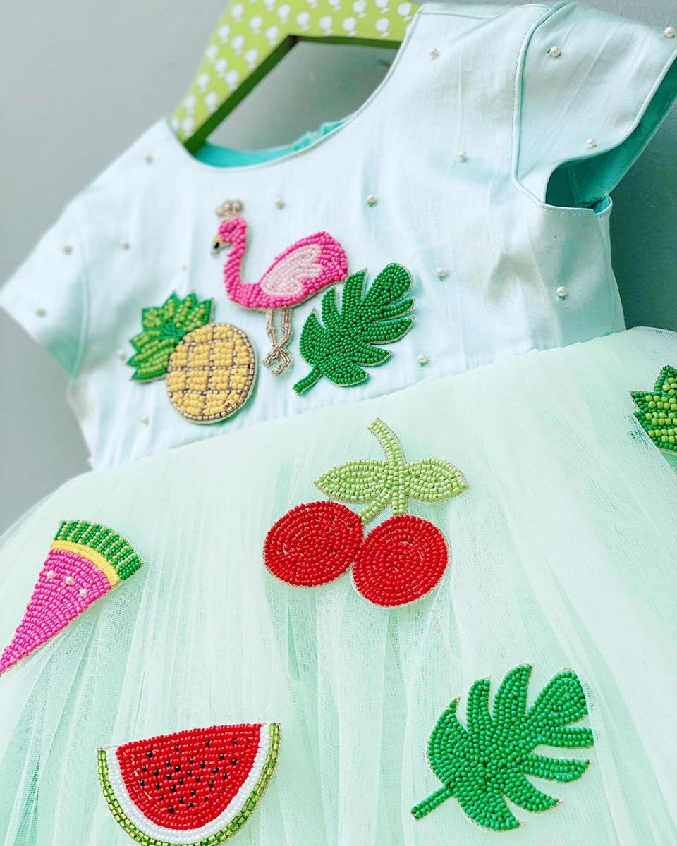 Pre-Order: Multiple Fruit Dress Peonyy Kids Pre-Order: Multiple Fruit Dress Peonyy Kids