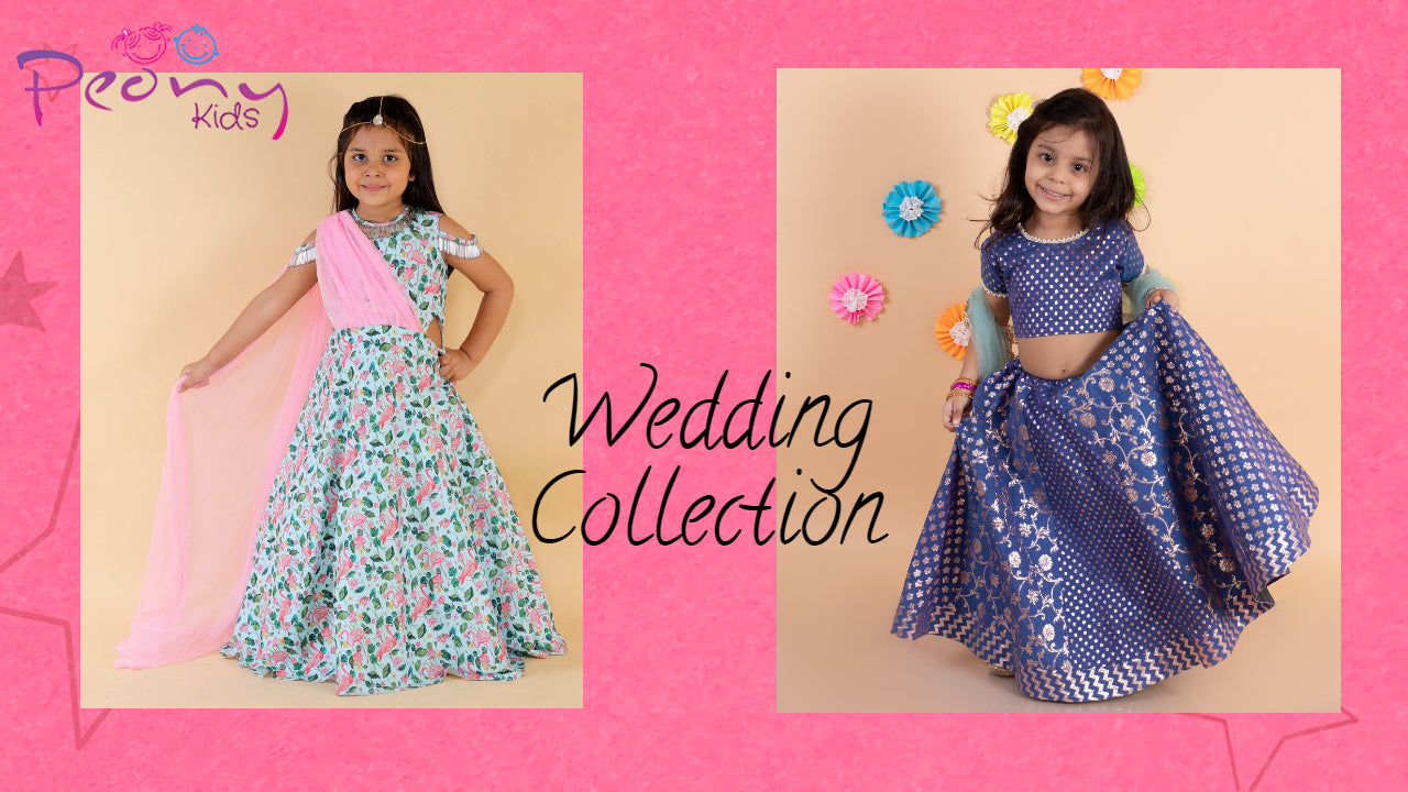 Shop for Girls Wedding Wear Online at Peony Kids Couture