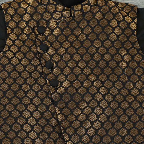 Pre-Order: 3 PIECE KURTA N WAISTCOAT