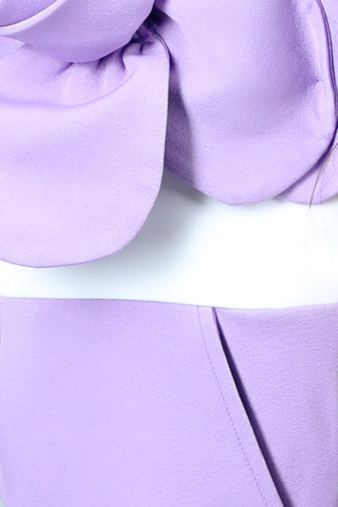 Pre-Order:  Two Colour Jumpsuit with 3D Flowers