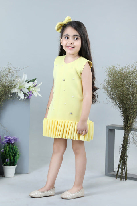 Pre-Order: Dress with Pearls N Stones & Hair Accessory