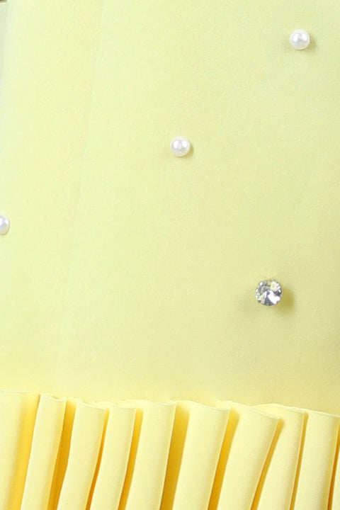 Pre-Order: Dress with Pearls N Stones & Hair Accessory