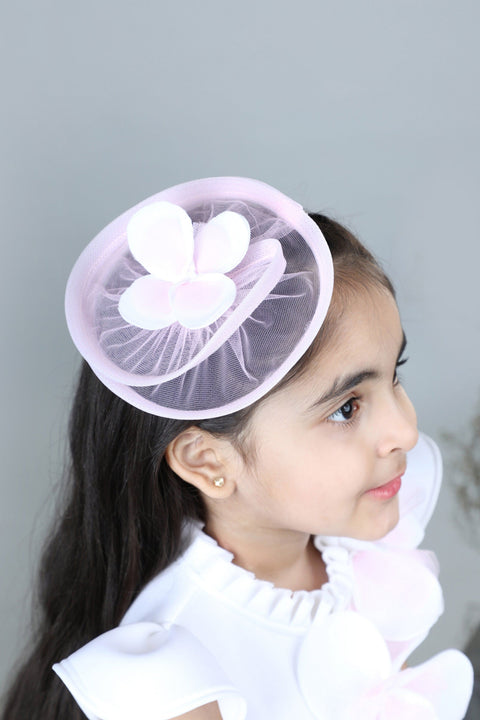 Pre-Order: Flare Dress with 3D Flowers and Hair Accessory