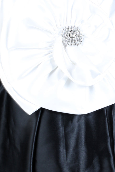 Pre-Order: Flare Dress with 3D Flower with work in Centre