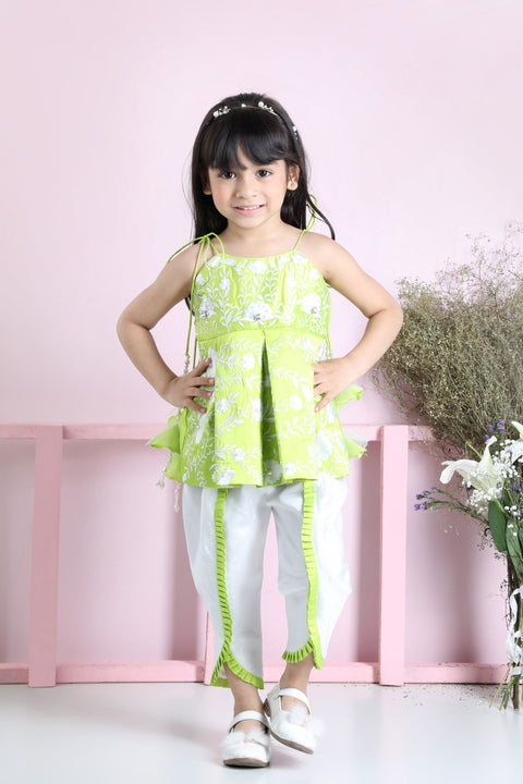 Pre-Order: Thread Embroidery Suit with Pants