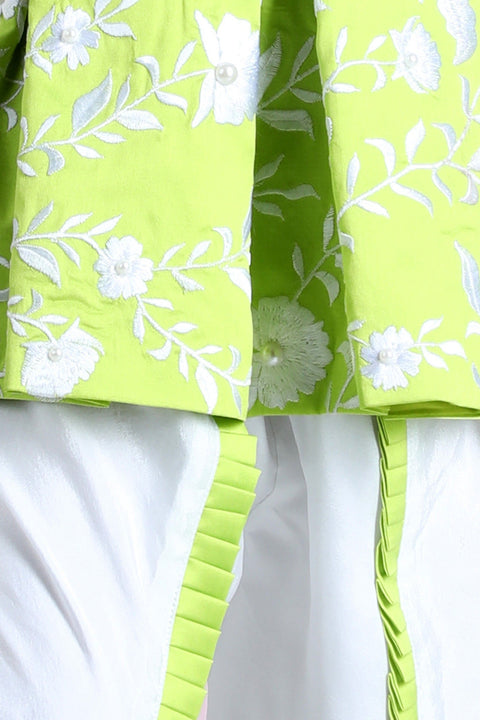 Pre-Order: Thread Embroidery Suit with Pants