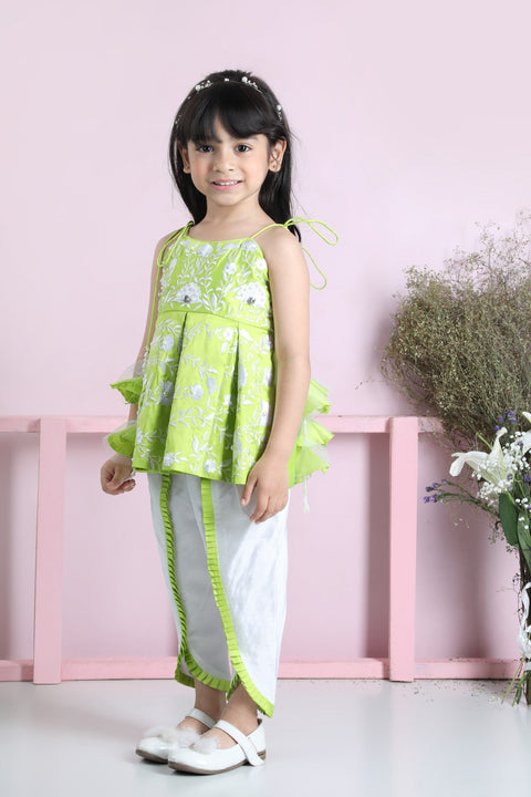 Pre-Order: Thread Embroidery Suit with Pants