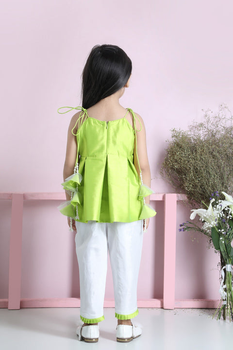 Pre-Order: Thread Embroidery Suit with Pants