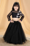 Pre-Order: Organza Lehenga with 3d sequence butterfly