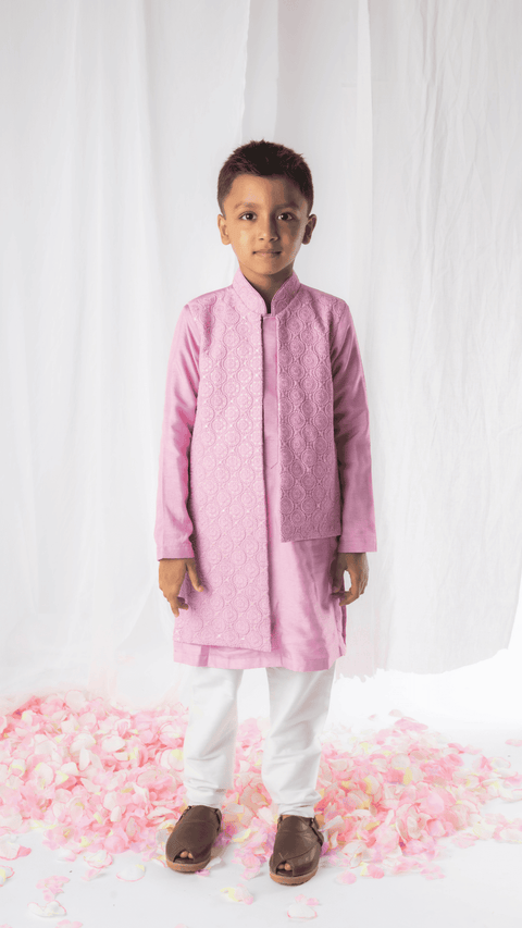Pre-Order: Lilac Chikankari Kurta Churidaar