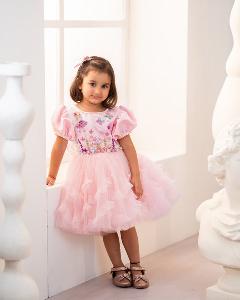 Pre-Order: Fairy Garden Dress With Butterfly wings