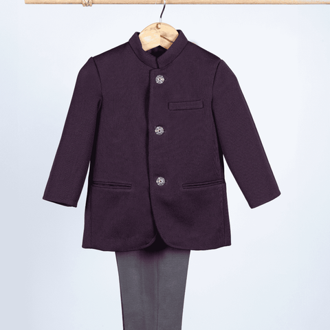Pre-Order: WINE PRINCE COAT WITH PANTS