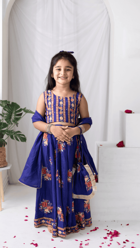 Pre-Order: FULL SLEEVES RUST EMBROIDERED KURTA SET