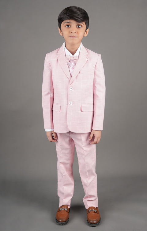 Pre-Order: Pink Suit with Blue Shirt