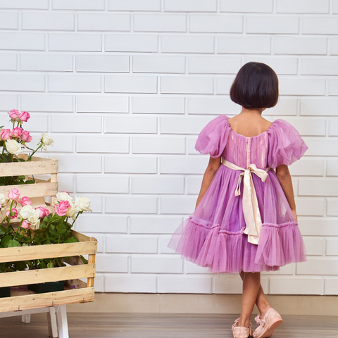 Pre-Order: Pretty  Lavender Party Wear Dress