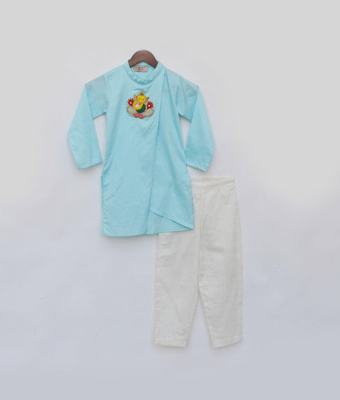 Pre Order: Blue Kurta with Pant
