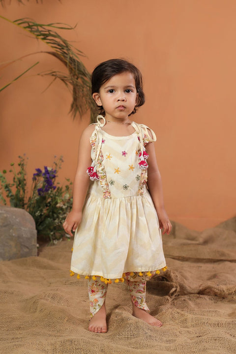 Pre-Order: GIRL EMBROIDERED SHARARA