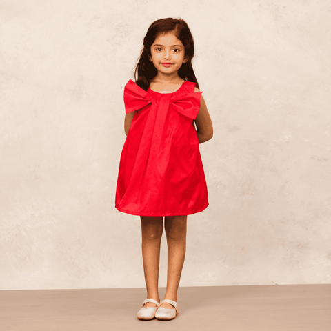 Pre-Order: Striking Red Taffeta Party Dress