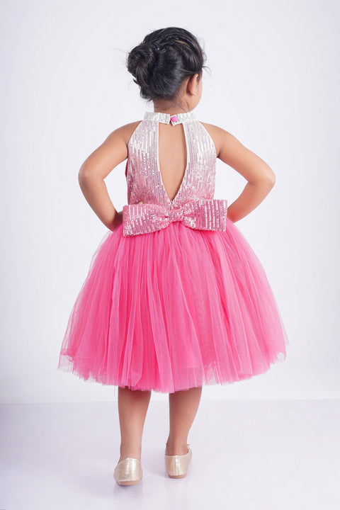 Pre-Order: Pink Sequence Dress