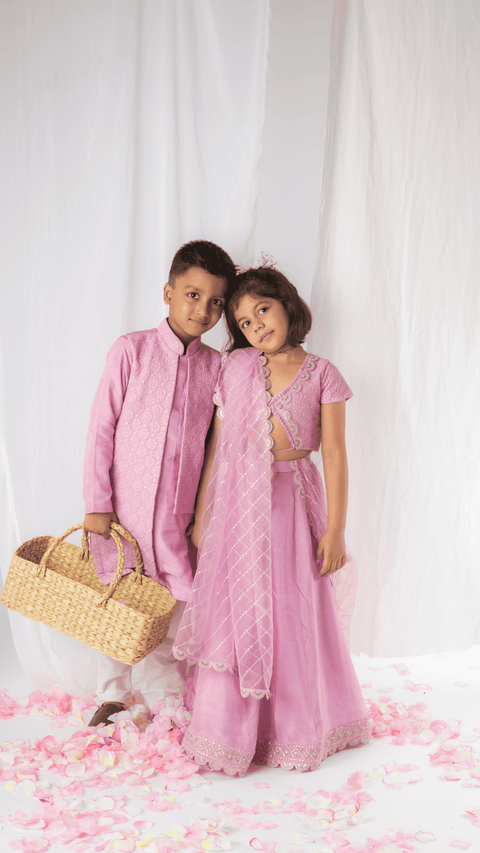 Pre-Order: Lilac Chikankari Kurta Churidaar