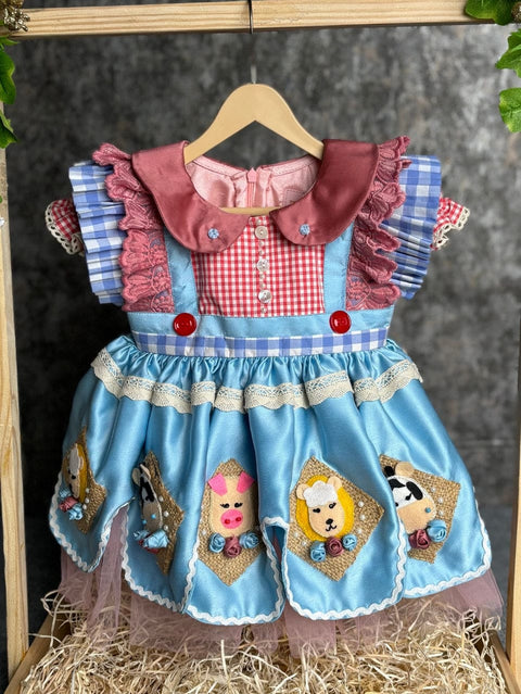 Pre-Order: Cow Boy Theme Dress