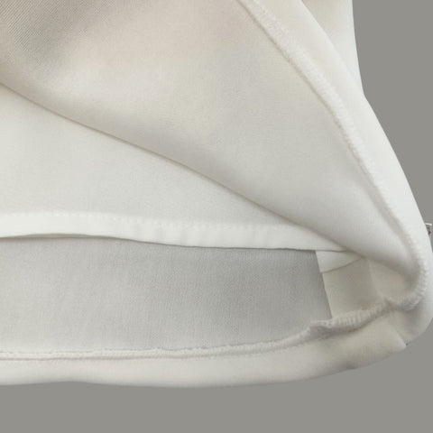 Pre-Order: DIisneyland Neoprene with White Sleeveless Dress with Yellow Taffeta Flower