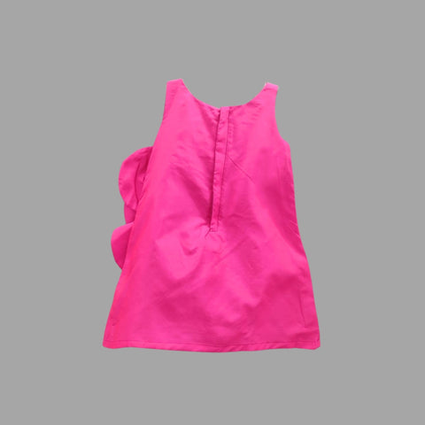 Pre-Order: Big Flower Sleeveless Taffeta Dress