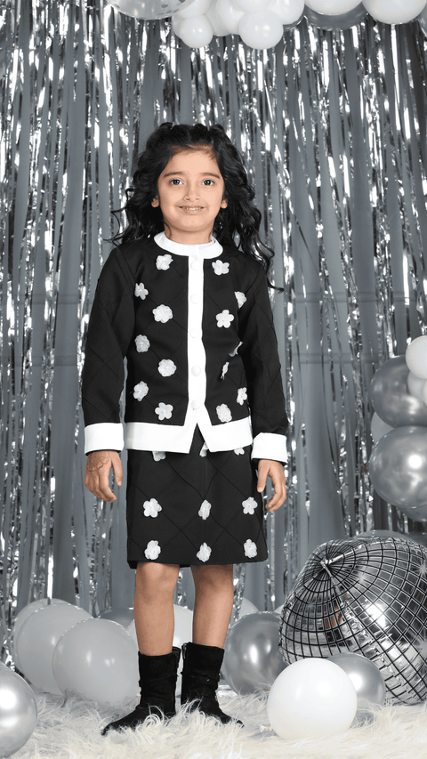 Pre-Order: Coord Set With Flower Motifs