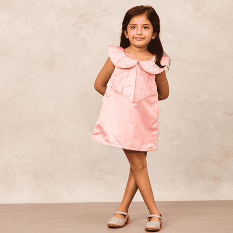 Pre-Order: Bohemian Old Rose Dress with Butterfly & Pearl